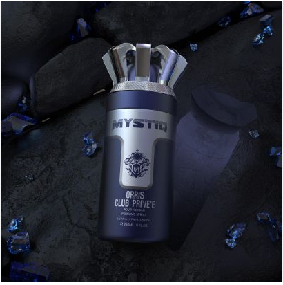 Orris Club Prive'e 250ml Body Spray by Mystiq (Pack of 6)