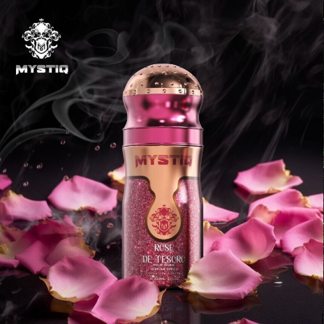 Rose De Tesoro 250ml Body Spray by Mystiq (Pack of 6)