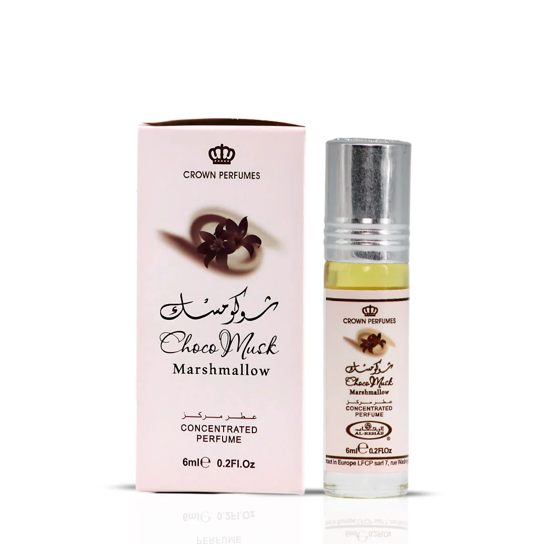 Pack of 6 - Choco Musk Marshmallow 6ml Perfume Oil by Al Rehab