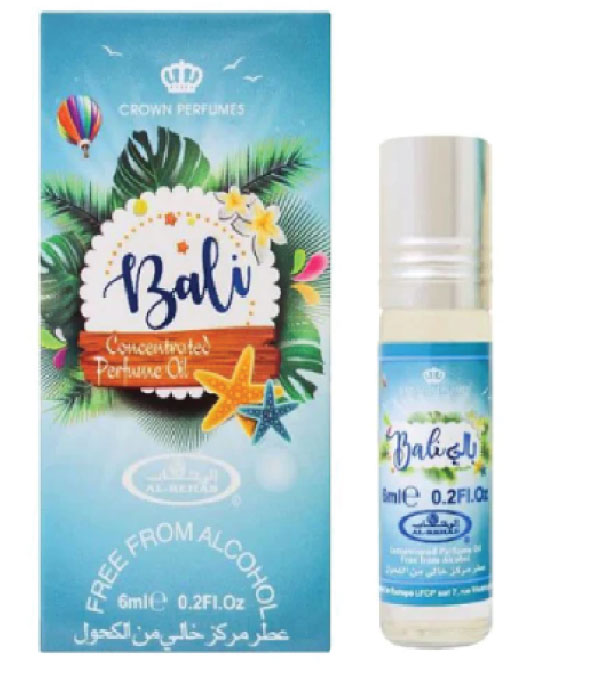Pack of 6 - Bali  6ml Perfume Oil by Al Rehab
