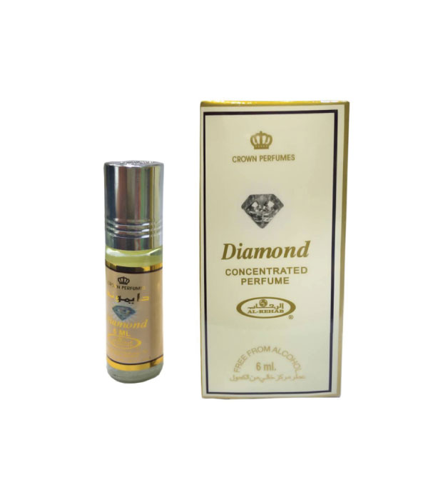 Pack of 6 - Diamond  6ml Perfume Oil by Al Rehab